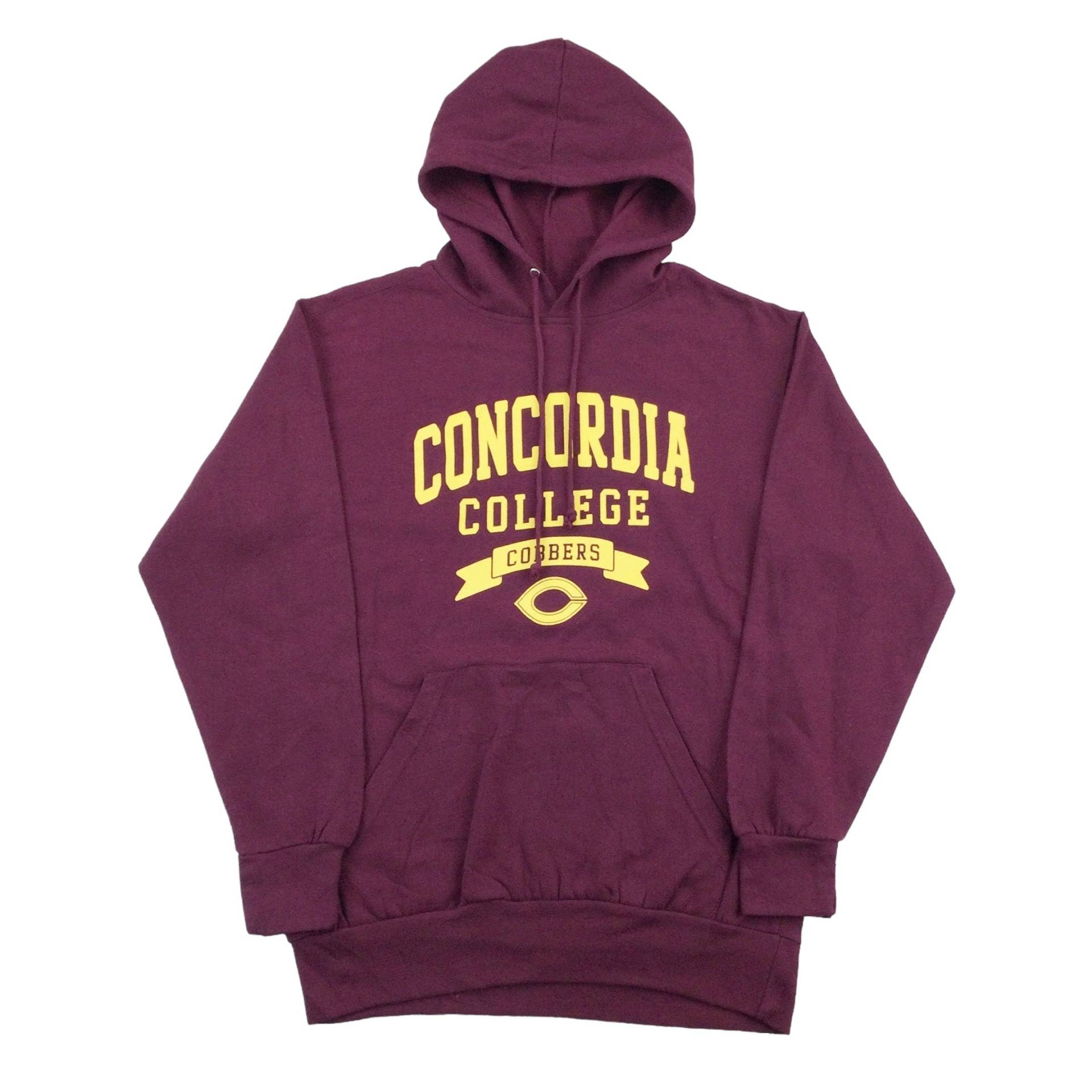 Vintage Concordia College Hoodie - Mittelgroß Herren Pullover Gebraucht von aloisstudio