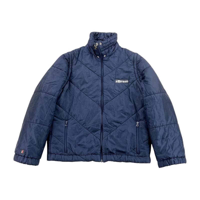 Vintage Ellesse 80Er Jahre Penguin 2In1 Stepper Jacket - Large Size Herren Winterjacke Männliche Getragene Steppjacke von aloisstudio