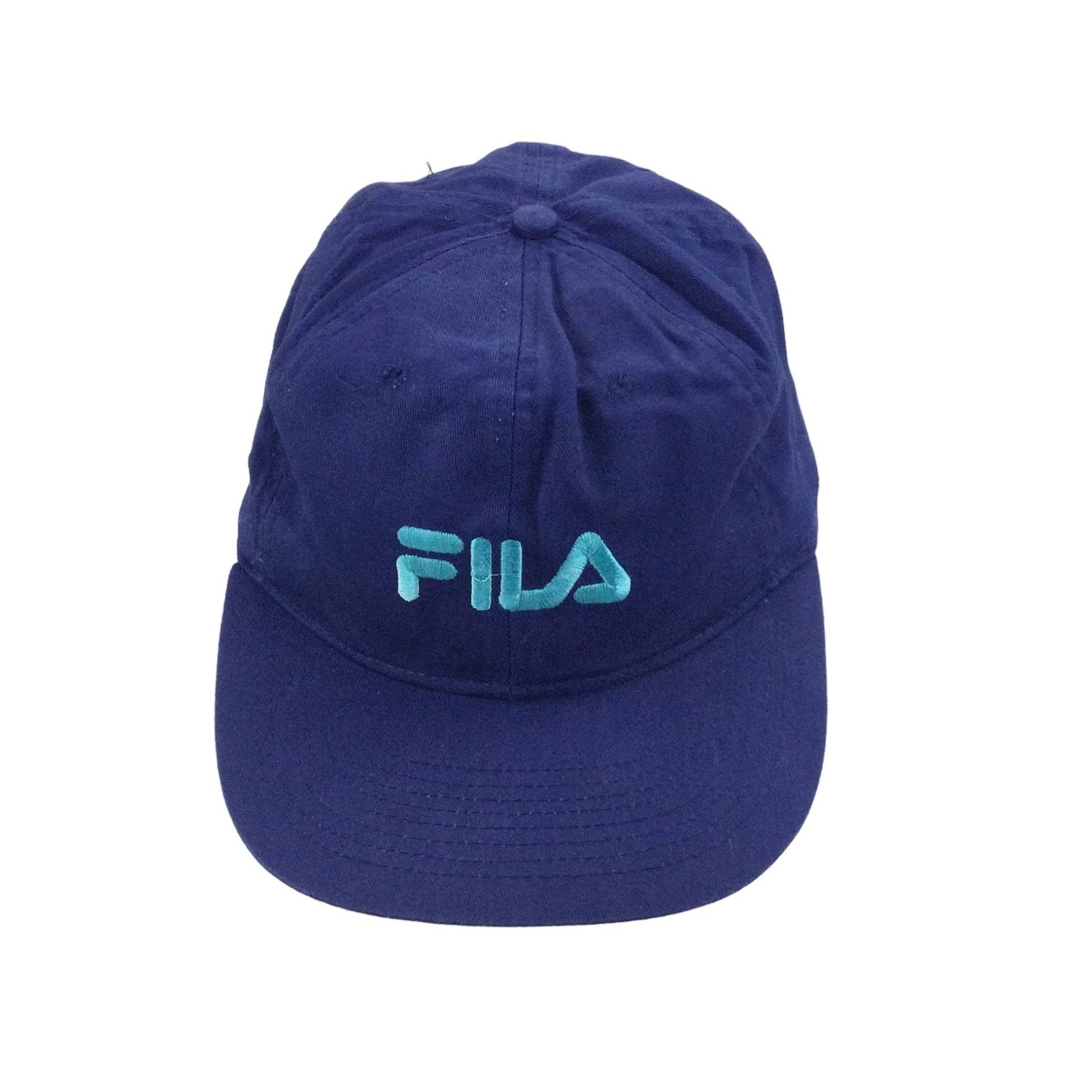 Vintage Fila 90Er Jahre Basic Cap Herren Kopfbedeckung Gebrauchte von aloisstudio