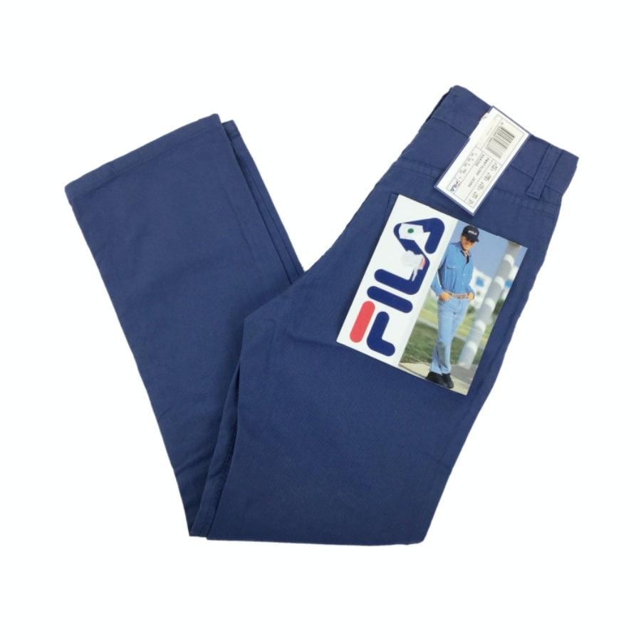 Vintage Fila Deadstock Pantalone Jeans, Größe De32/De44 Damen Hose von aloisstudio