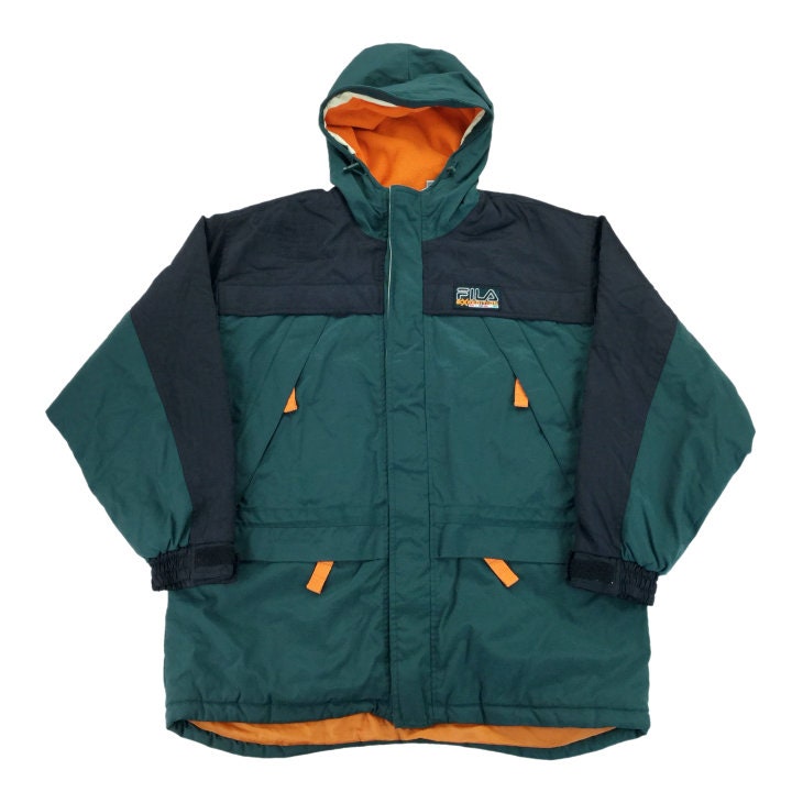 Vintage Fila Expedition 90Er Jahre Outdoor Jacke - Große Größe Männer Mantel Männerjacke Gebraucht von aloisstudio