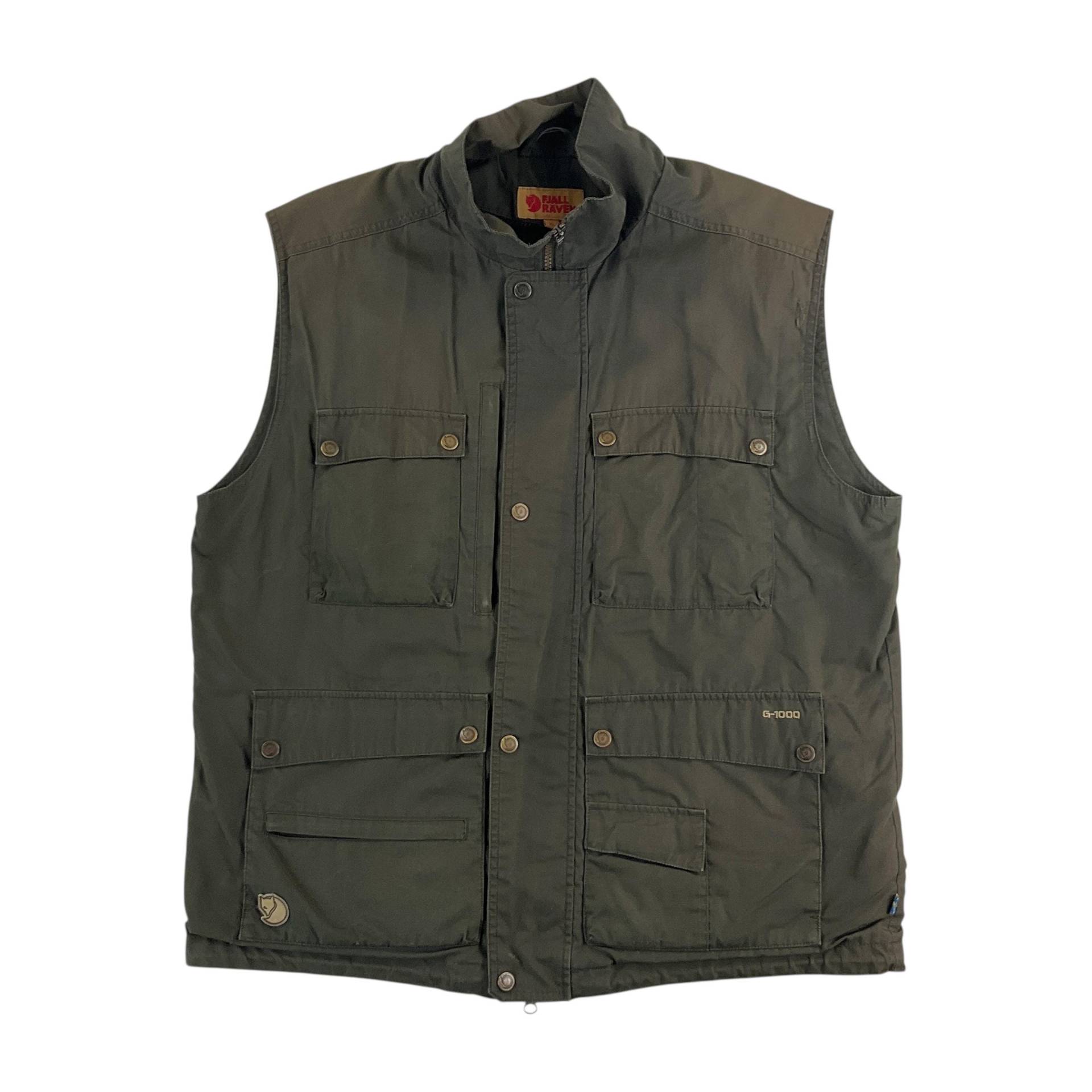 Vintage Fjällräven Reporter G-1000 Outdoor Weste - Xl Größe Männer Pullunder Männerpullover Gebraucht Sleveless von aloisstudio