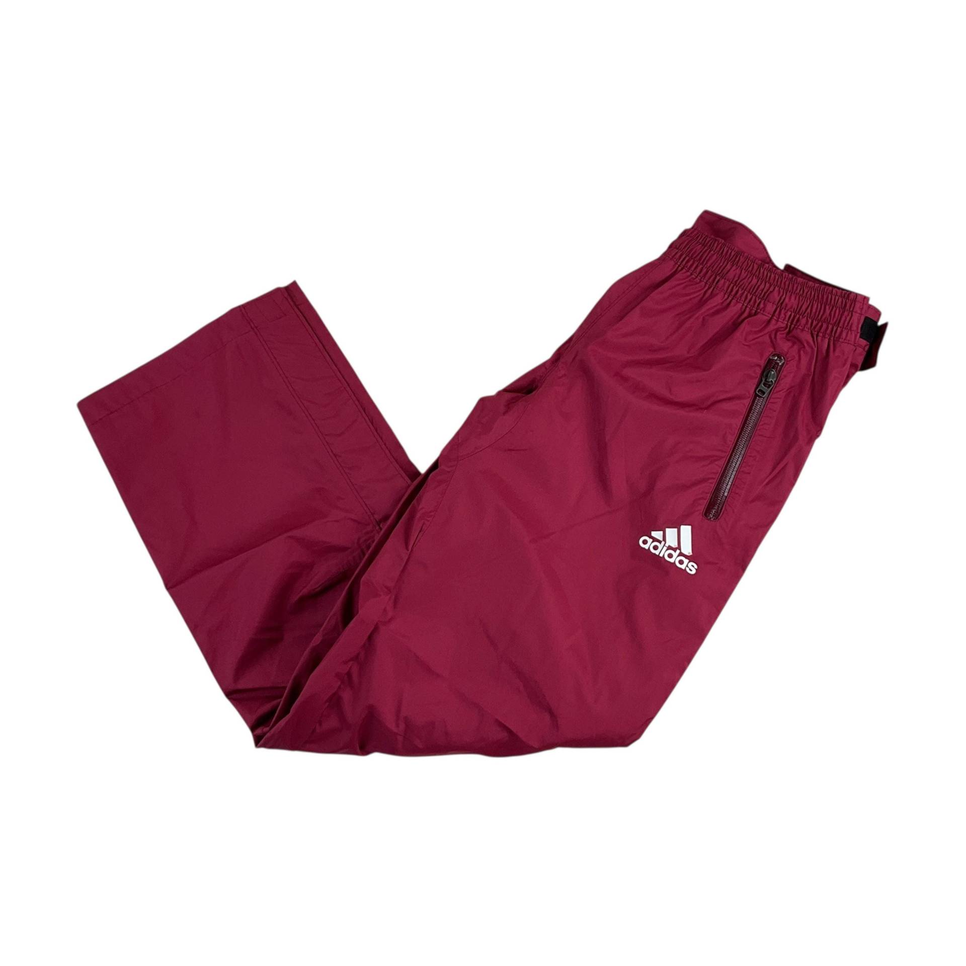 Vintage Frauen Adidas Basic Wasserfeste Hose - Damen/M Größe Weibliche Sport Gebrauchte Unterseiten von aloisstudio