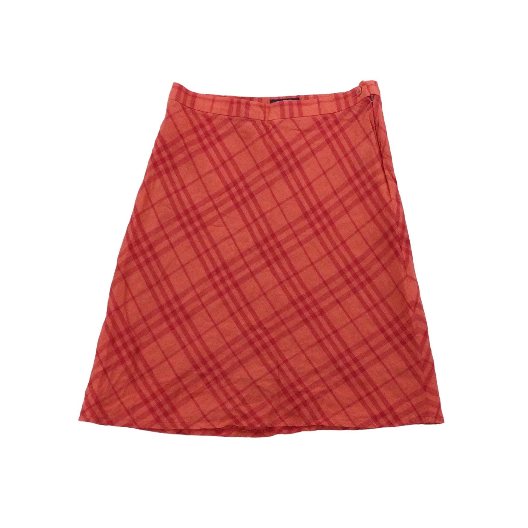 Vintage Frauen Burberry Nova Check Rock -/M Größe Weiblicher Kilt Gebrauchte Böden von aloisstudio