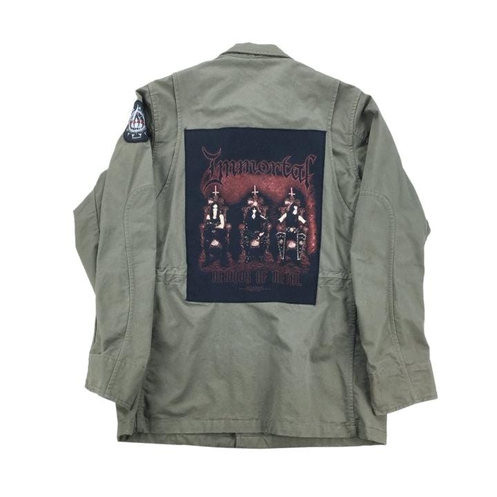 Vintage Immortal Demons Of Metal Jacke - Kleine Größe Männer Mantel Männerjacke Gebraucht von aloisstudio