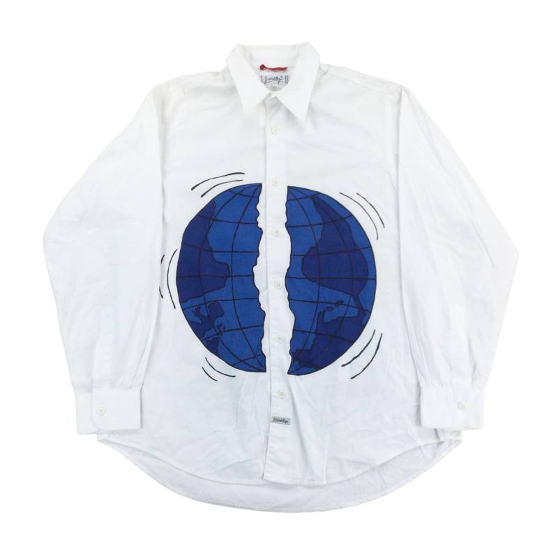 Vintage Jcde Castelbajac "Crash' Hemd - Mittlere Größe Männer Top Männlich Gebrauchtes Business von aloisstudio