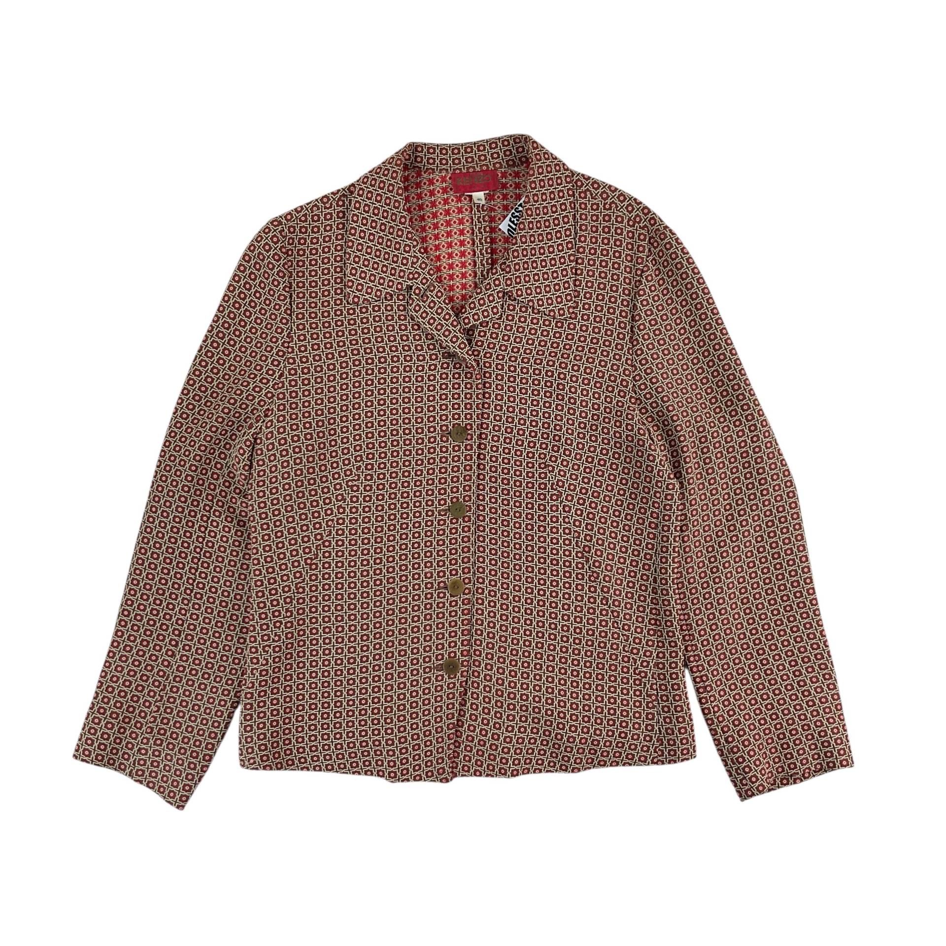 Vintage Kenzo Paris 80Er Jahre Blazer Jacke - Damen/40 Größe Frauen Mantel-Jacke Gebraucht von aloisstudio