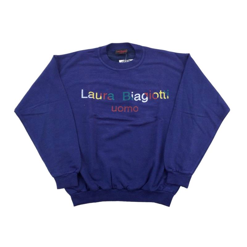 Vintage Laura Biagiotti Uamo Sweatshirt - Mittlere Größe Männer Pullover Gebraucht von aloisstudio