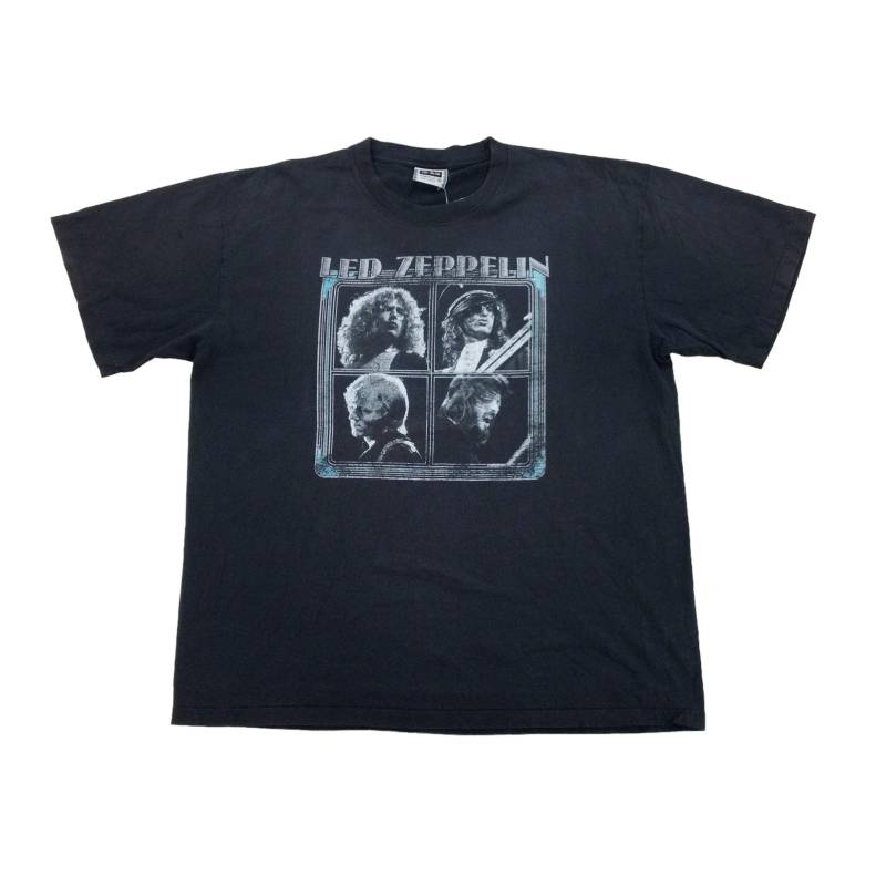 Vintage Led Zeppelin 90Er Jahre Grafik T-Shirt - Xxl Größe Herren Top Hübsches von aloisstudio