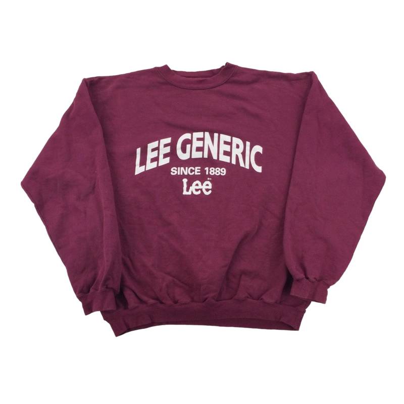 Vintage Lee Generic 90Er Jahre Sweatshirt - Mittlere Größe Männer Pullover Gebraucht von aloisstudio