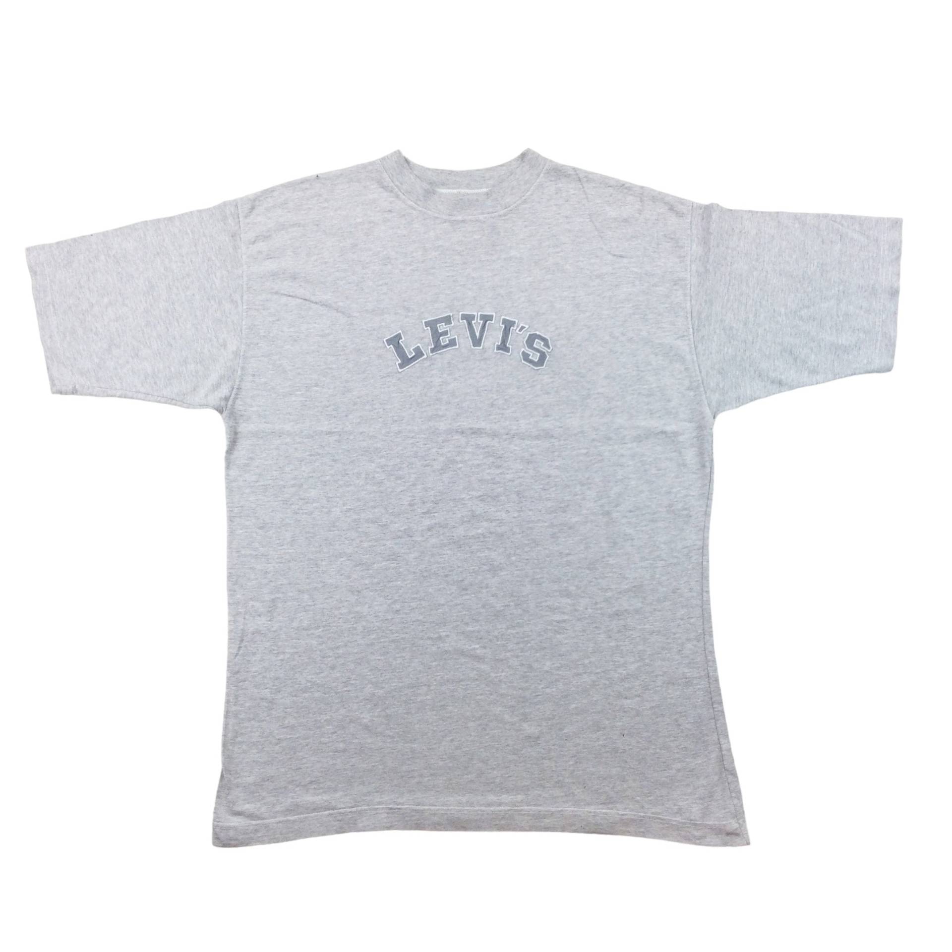 Vintage Levi's 90Er Jahre Spellout T-Shirt - Large Size Männer Top Herren Gebraucht von aloisstudio