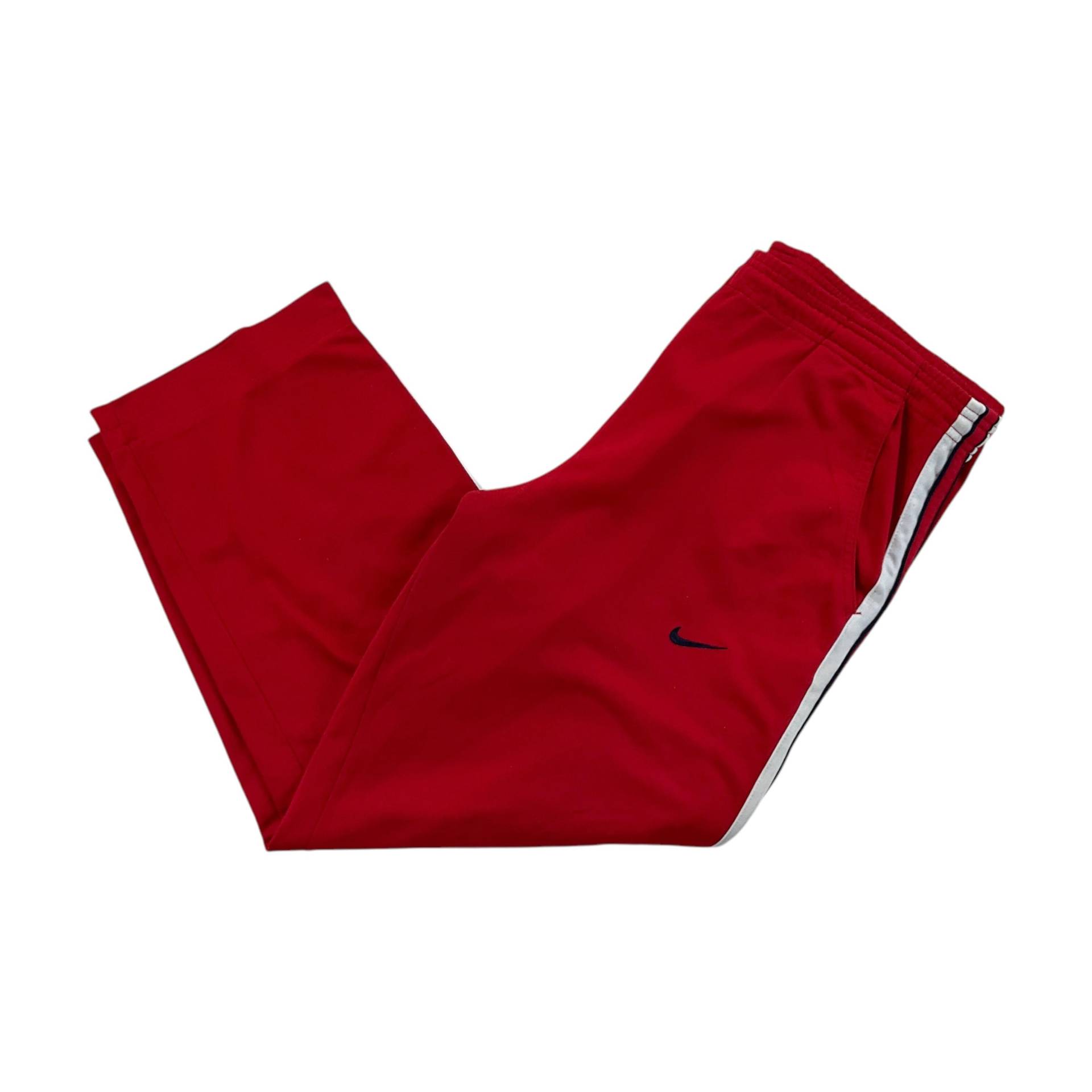 Vintage Männer Nike 90Er Jahre Swoosh Jogginghose - Mittelgroße Sporthose Mit Getragener Unterseite von aloisstudio