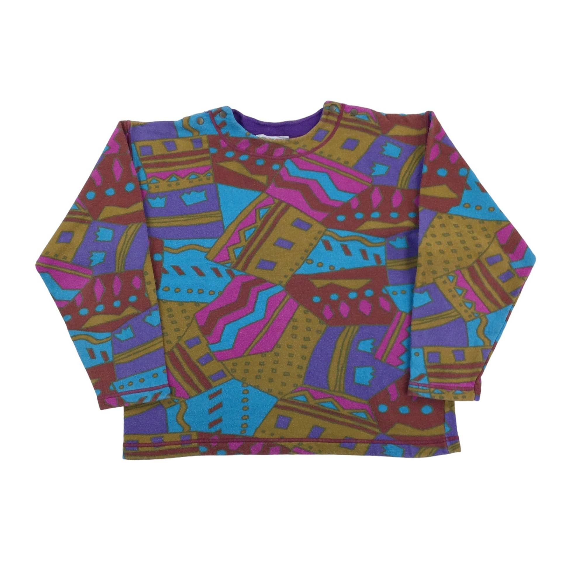 Vintage Missoni 70Er Jahre Bunt Sweatshirt - Kleine Größe Männer Pullover Gebraucht von aloisstudio