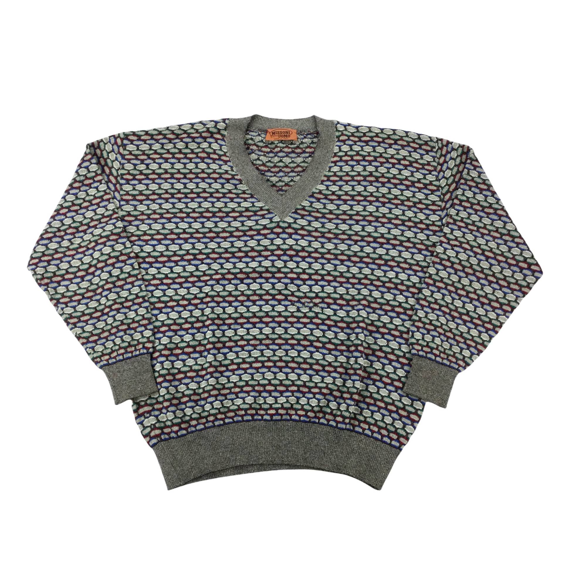 Vintage Missoni Sweatshirt - Large Size Männer Pullover Gebraucht von aloisstudio