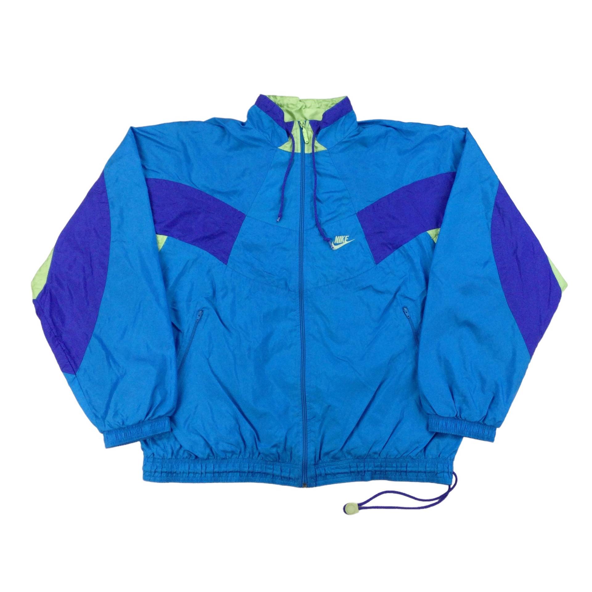 Vintage Nike 80S Trainingsjacke - Große Größe Männer Sportjacke Leichte Gebrauchte Jacke von aloisstudio