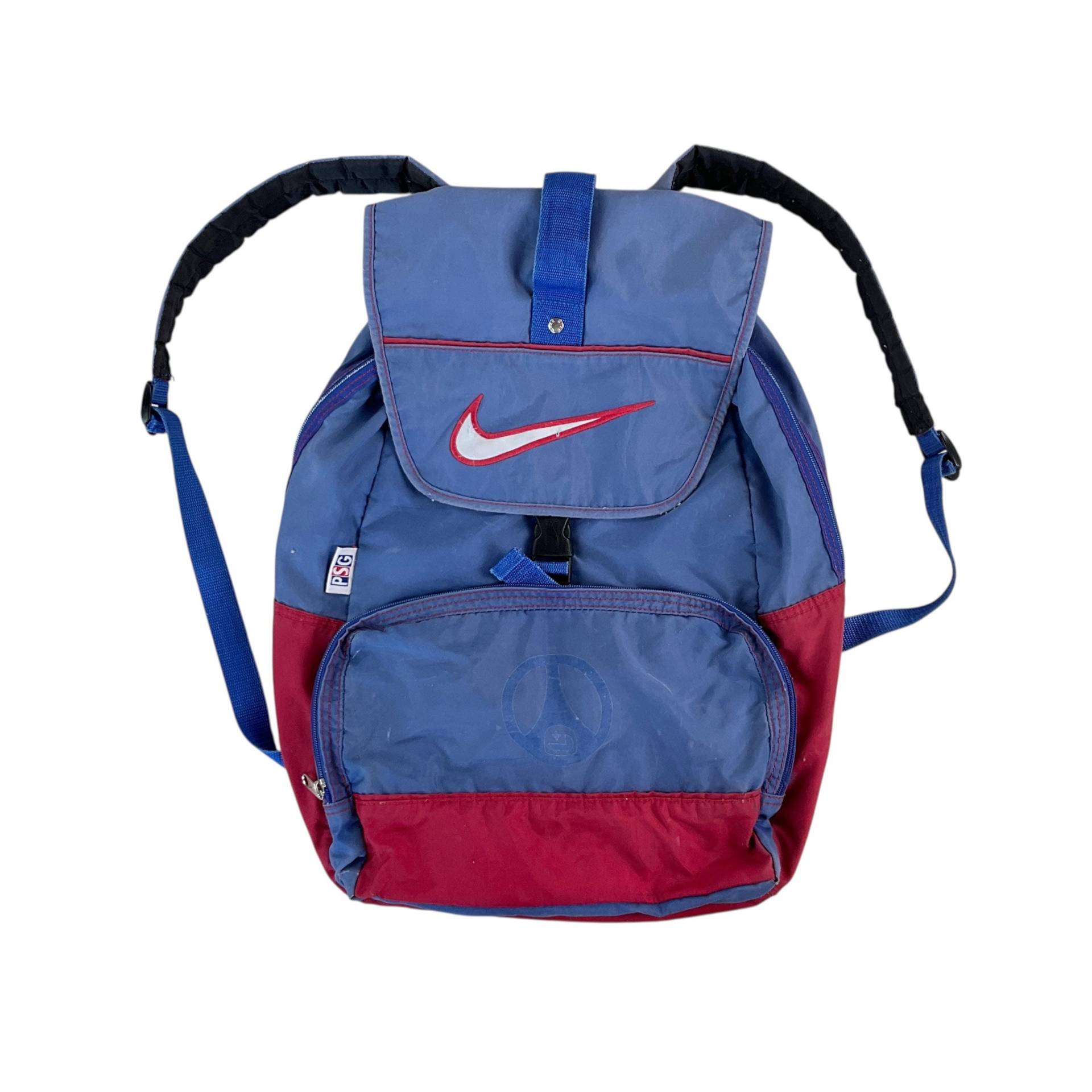Vintage Nike 90Er Psg Paris Heiliger Deutscher Rucksack Transport Hänkel Tasche Gebrauchte Trage von aloisstudio