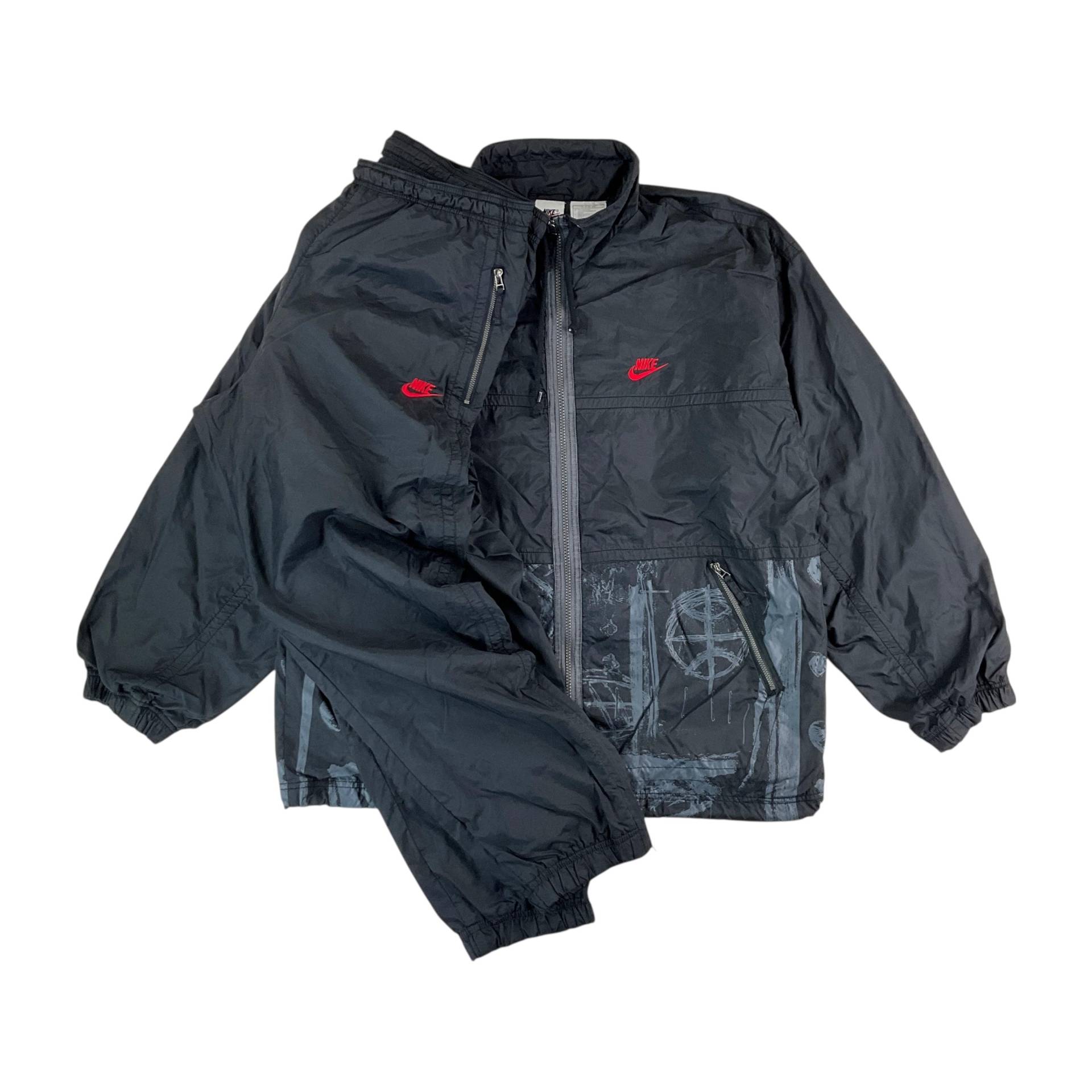Vintage Nike 90S Just Do It Retro Trainingsanzug - Große Größe Männer Sportanzug Gebrauchter von aloisstudio