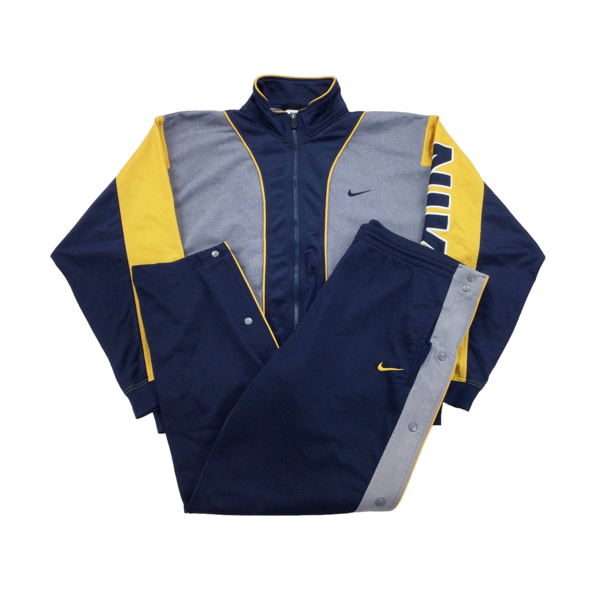 Vintage Nike 90S Swoosh Trainingsanzug - Xl Größe Herren Sport Anzug Gebraucht von aloisstudio