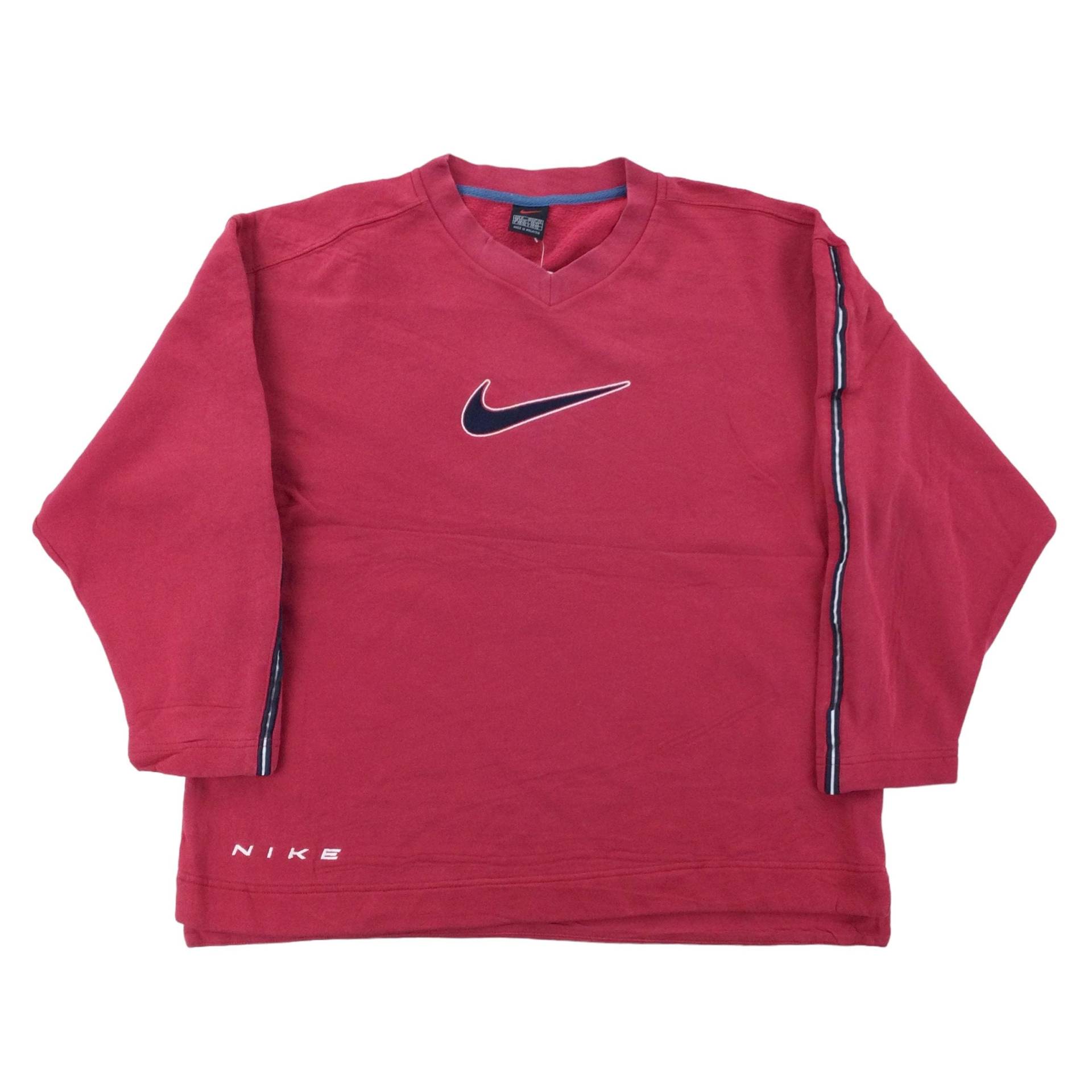 Vintage Nike Center Swoosh Sweatshirt - Medium Größe Männer Pullover Gebraucht von aloisstudio