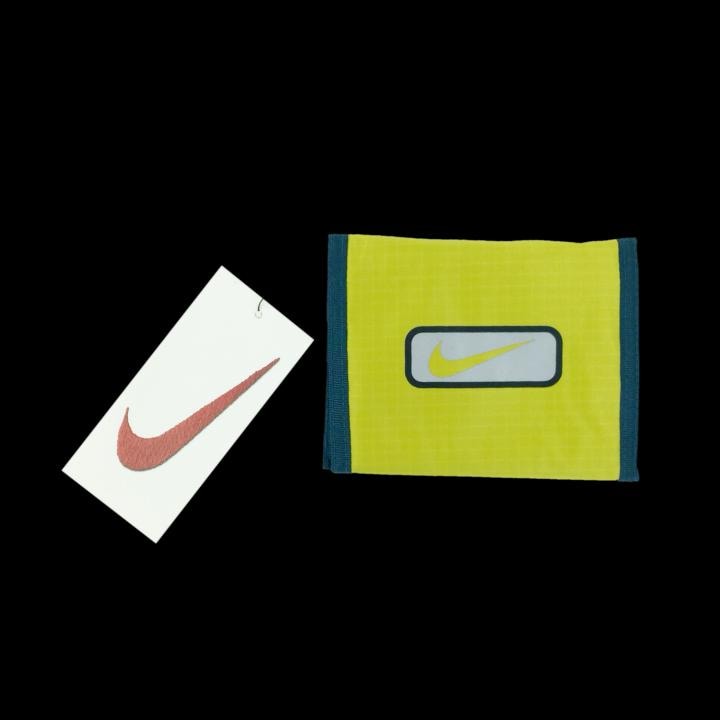 Vintage Nike Deadstock Swoosh Wallet Gelb Transport Hänkel Tasche Gebrauchte Trage von aloisstudio