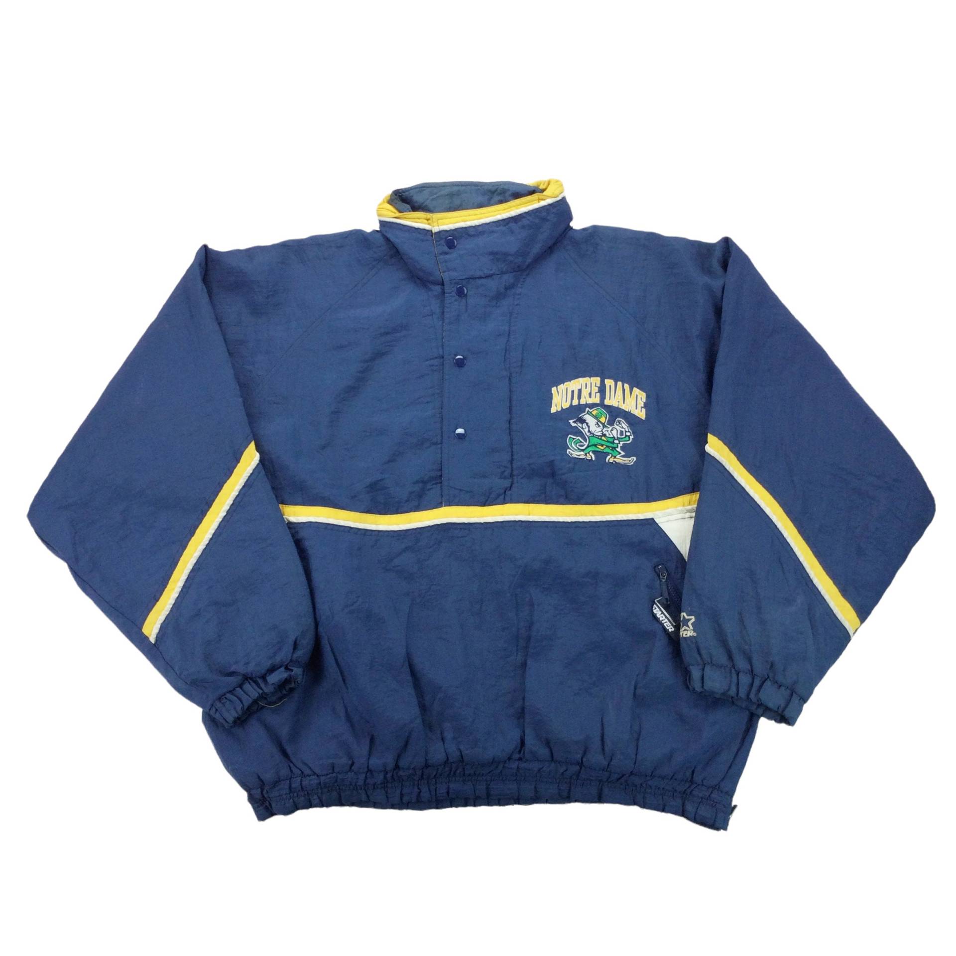 Vintage Notre Dame Jacke Aus Den 90Er Jahren - Xxl Größe Herren Mantel Gebraucht von aloisstudio