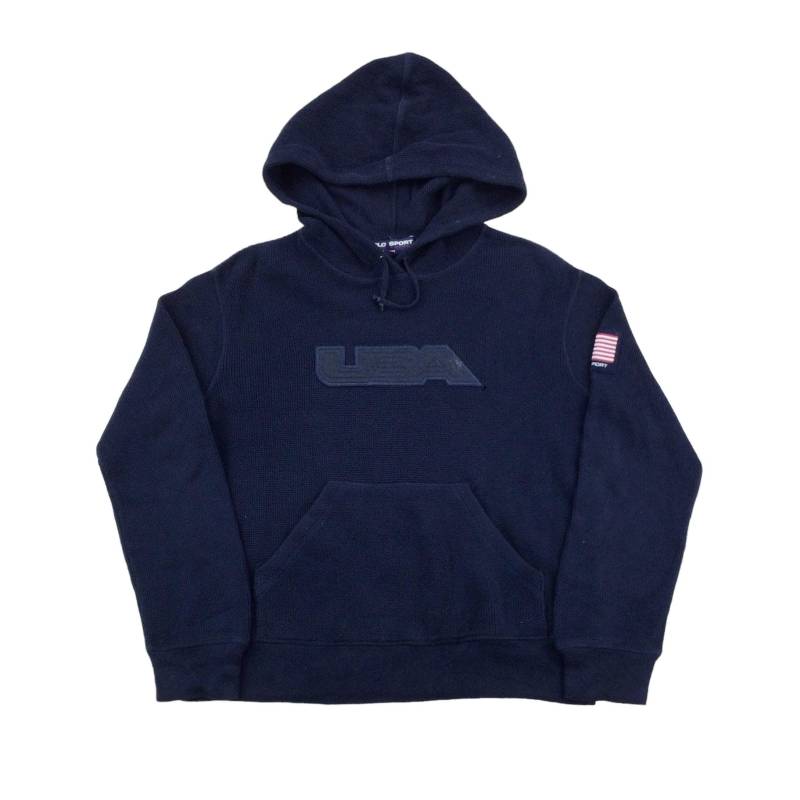 Vintage Ralph Lauren 90Er Jahre Polo Sport Usa Hoodie - Mittlere Größe Männer Pullover Männerpullover Gebraucht von aloisstudio