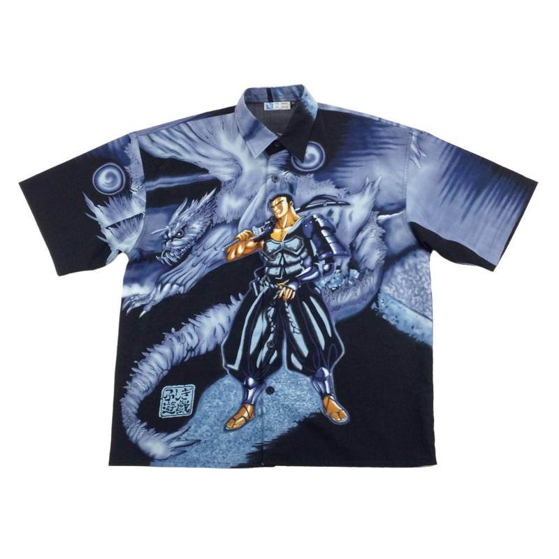 Vintage Samurai Grafik-Hemd - Xl Größe Herren Top 1 Stück, Gebrauchtes Business Hemd Vintage Samurai Grafik-Hemd - Xl Größe Herren Top 1 Stück, Gebrauchtes Business Hemd von aloisstudio