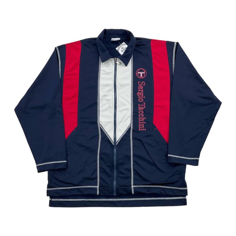 Vintage Sergio Tacchini 90Er Jahre Sportjacke - Xl Größe Männer Mantel Männerjacke Gebraucht von aloisstudio