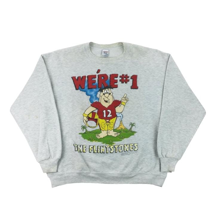 Vintage The Flintstones 1995 Sweatshirt - Xl Größe Männer Pullover Gebraucht von aloisstudio