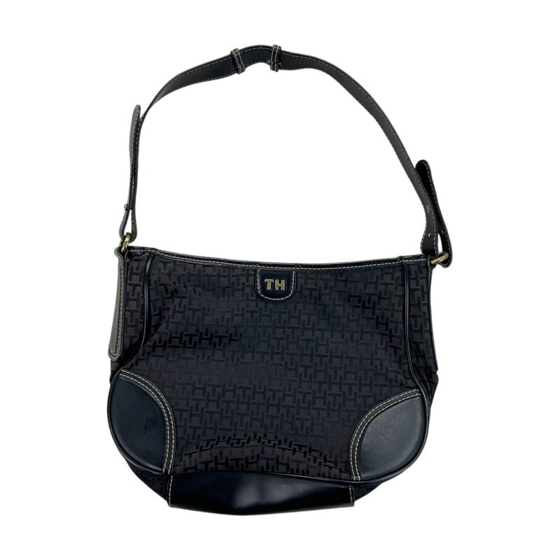 Vintage Tommy Hilfiger Monogram Tasche Transport Hänkel Gebrauchte Trage von aloisstudio