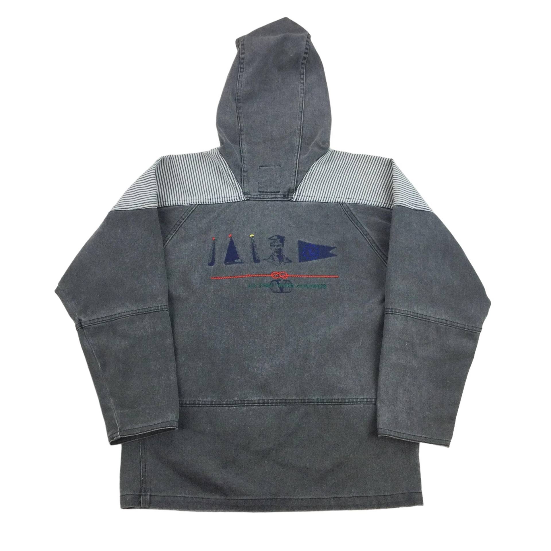 Vintage Valentino 90Er Jahre Us Navy Staffeln Jacke - Xl Größe Herren Mantel Gebraucht von aloisstudio