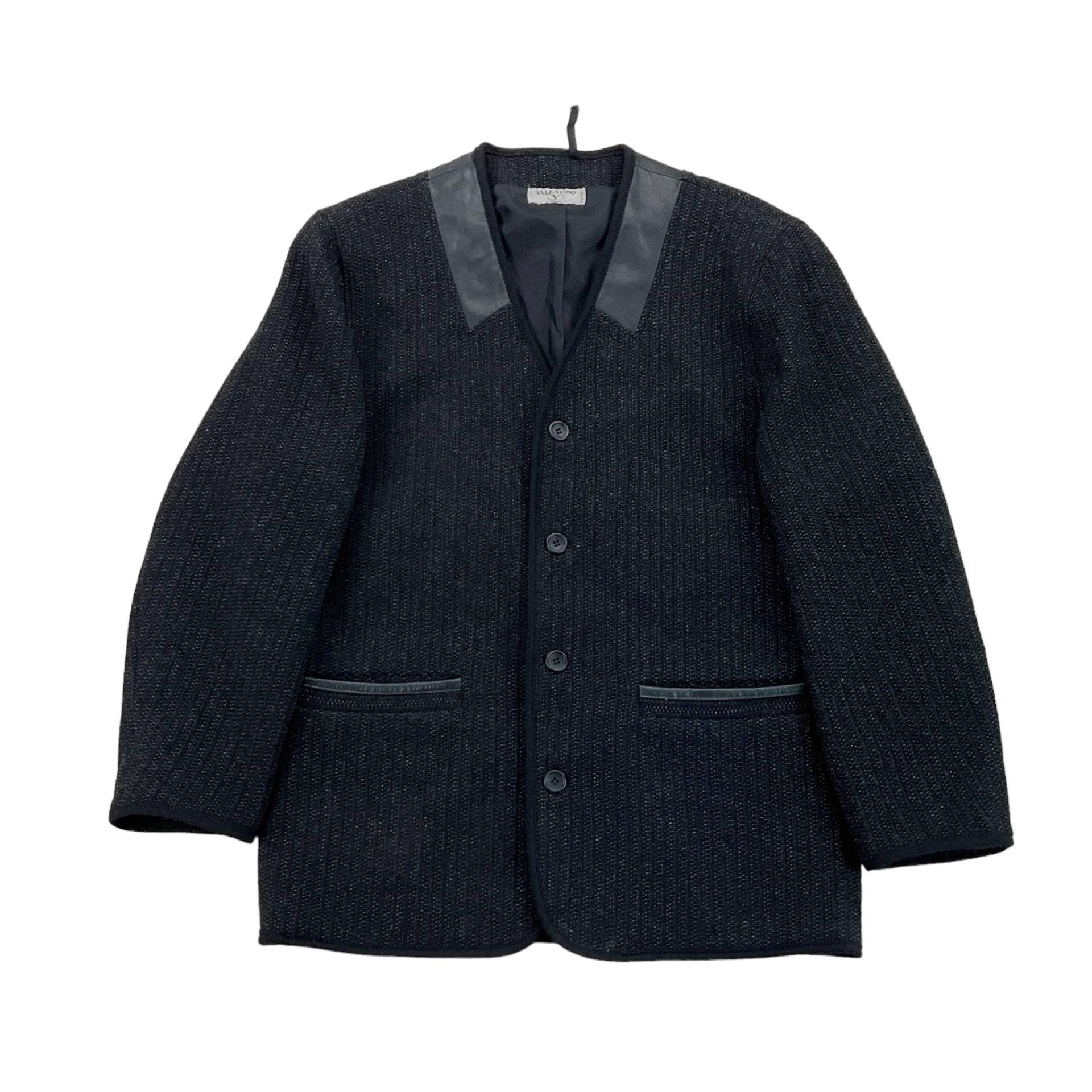 Vintage Valentino Heavy Trainingsanzug Jacke - Große Größe Männer Overcoat Männerjacke Gebraucht von aloisstudio
