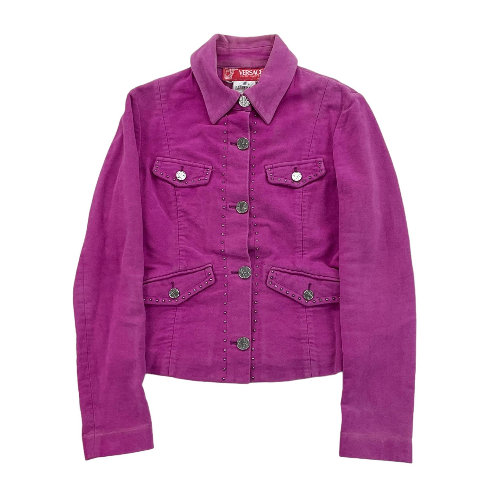 Vintage Versace 90S Jacke Mit Knöpfen - Damen/Größe S von aloisstudio
