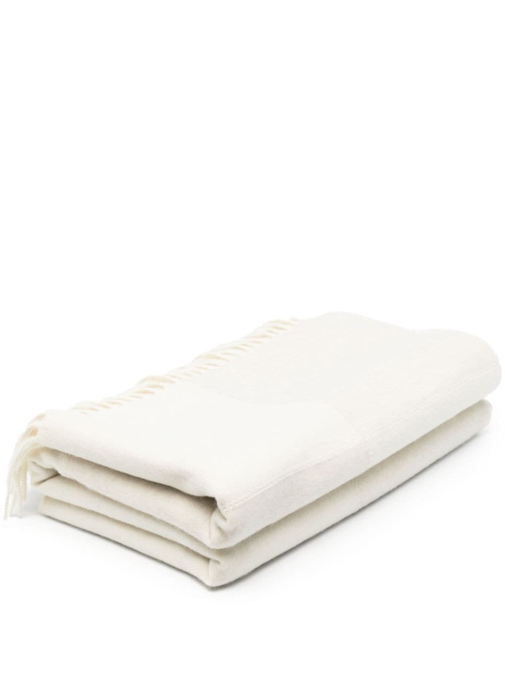 alonpi cashmere Decke mit Fransen - Weiß von alonpi cashmere