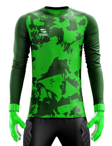 alpas Torwarttrikot Majestic2.0 hellgrün/dunkelgrün in Kinder & Erwachsenen Größen lieferbar Größe M/L von alpas