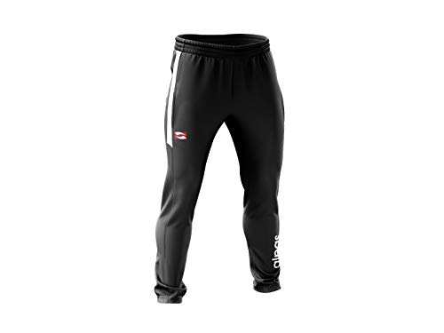 alpas Trainingshose/Jogginghose/Arbeitshose Dynamic für Herren Gr. S bis XXXL - 3 Farben lieferbar *NEU* Freizeithose, Farbe: schwarz/weiß, Größe: M von alpas