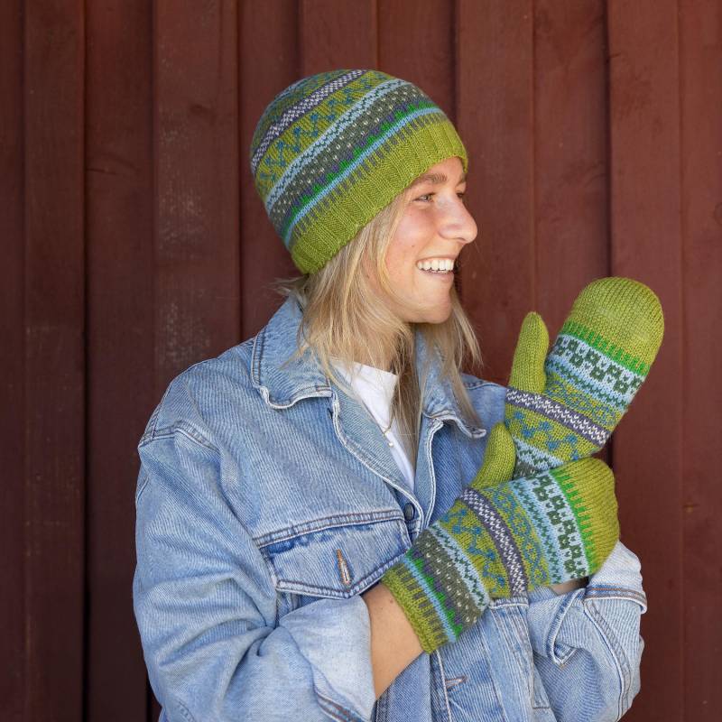 Wollmütze Im Norweger Design Modell Mago, Komplett Gefüttert - Unisex von alpengoa