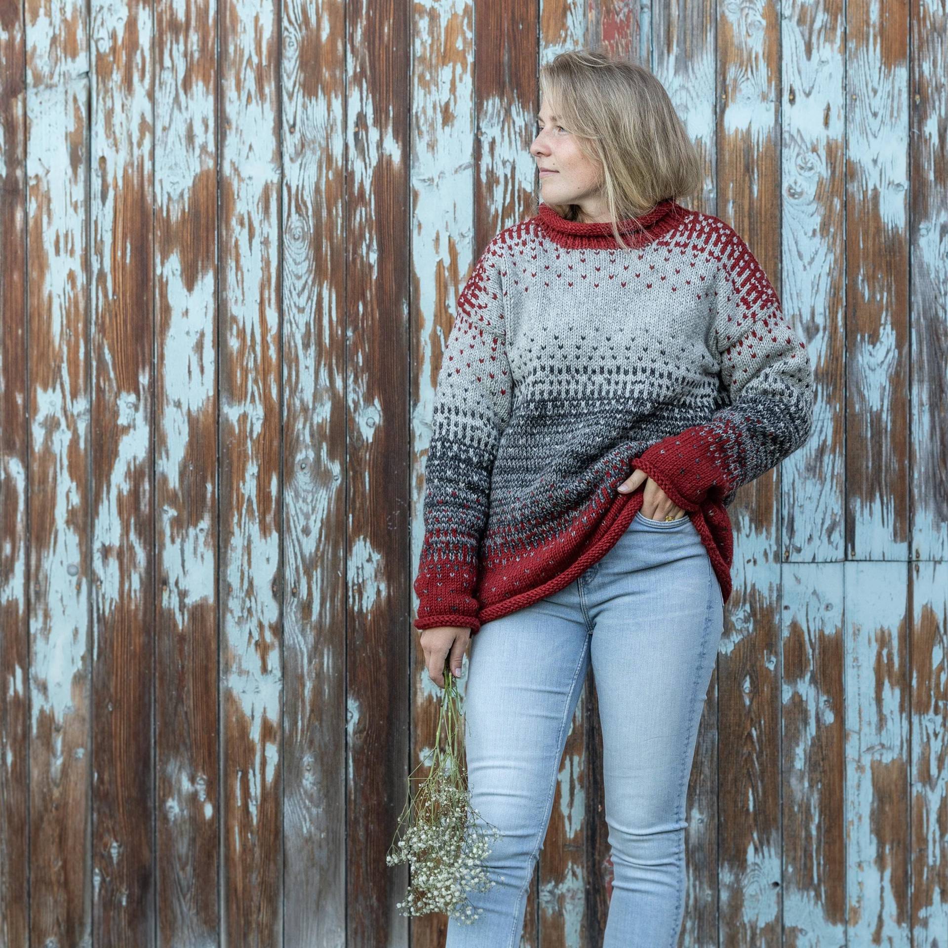 Wollpullover Mit Fleecefutter Modell Marollter Wollpullover Mit Fleecefutter Modell Marollter von alpengoa