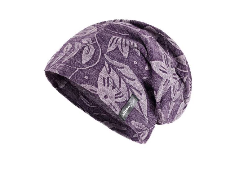 alpengoa Beanie Baumwoll Mütze Modell Leaf von alpengoa