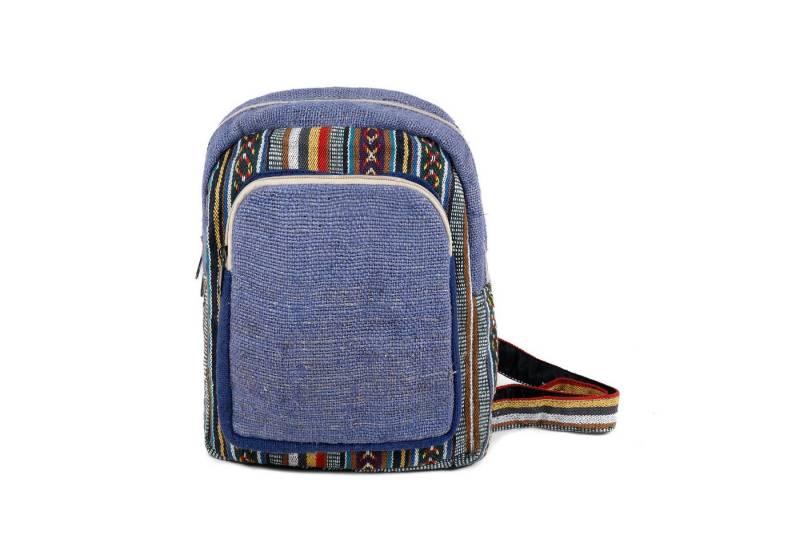 alpengoa Freizeitrucksack Kleiner Rucksack aus Hanf und Baumwolle (Gehri Handwerk), Made in Nepal von alpengoa