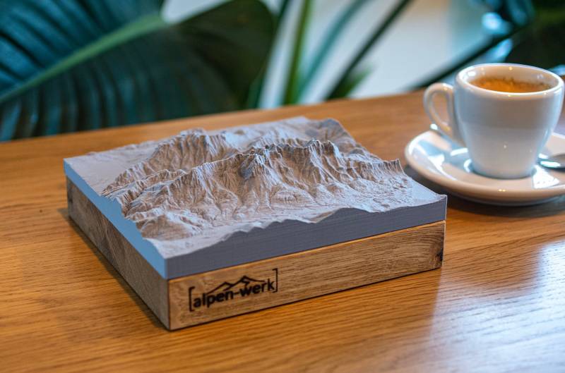 Relief "Oak" Wilder Kaiser von alpenwerk