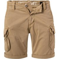 ALPHA INDUSTRIES Herren Cargoshorts beige Baumwolle von alpha industries