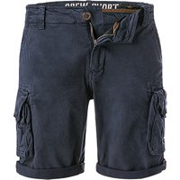 ALPHA INDUSTRIES Herren Cargoshorts blau Slim Fit von alpha industries