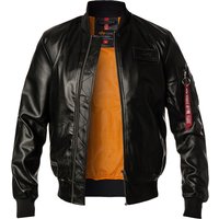 ALPHA INDUSTRIES Herren Jacke schwarz unifarben von alpha industries
