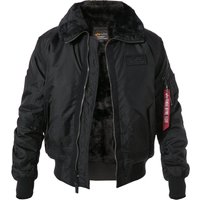 ALPHA INDUSTRIES Herren Jacke schwarz unifarben von alpha industries