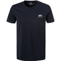 ALPHA INDUSTRIES Herren T-Shirt blau von alpha industries