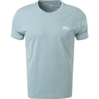ALPHA INDUSTRIES Herren T-Shirt blau von alpha industries