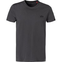 ALPHA INDUSTRIES Herren T-Shirt grau von alpha industries