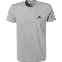 ALPHA INDUSTRIES Herren T-Shirt grau von alpha industries
