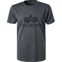 ALPHA INDUSTRIES Herren T-Shirt grau von alpha industries